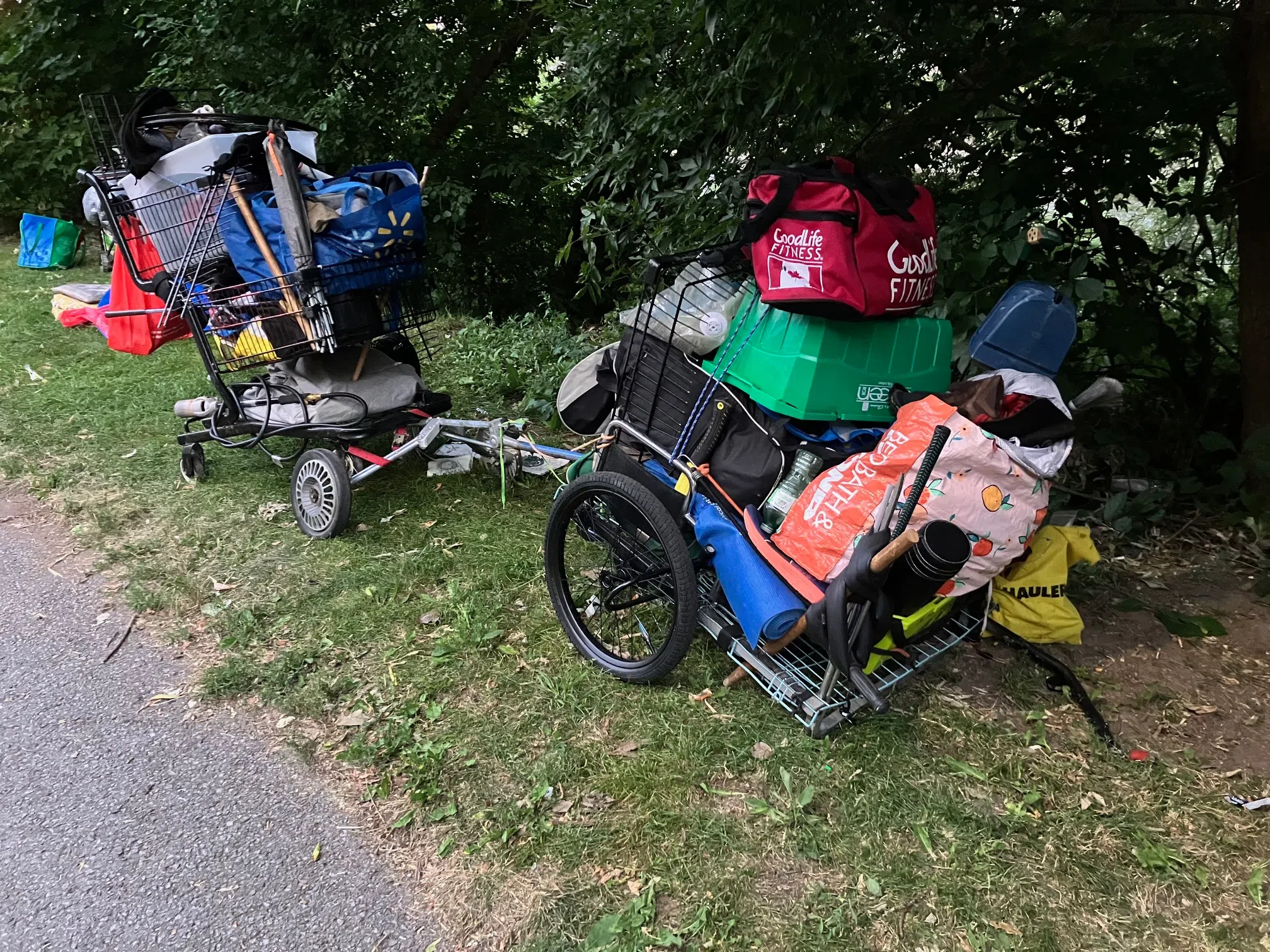 Battling encampments in Napanee