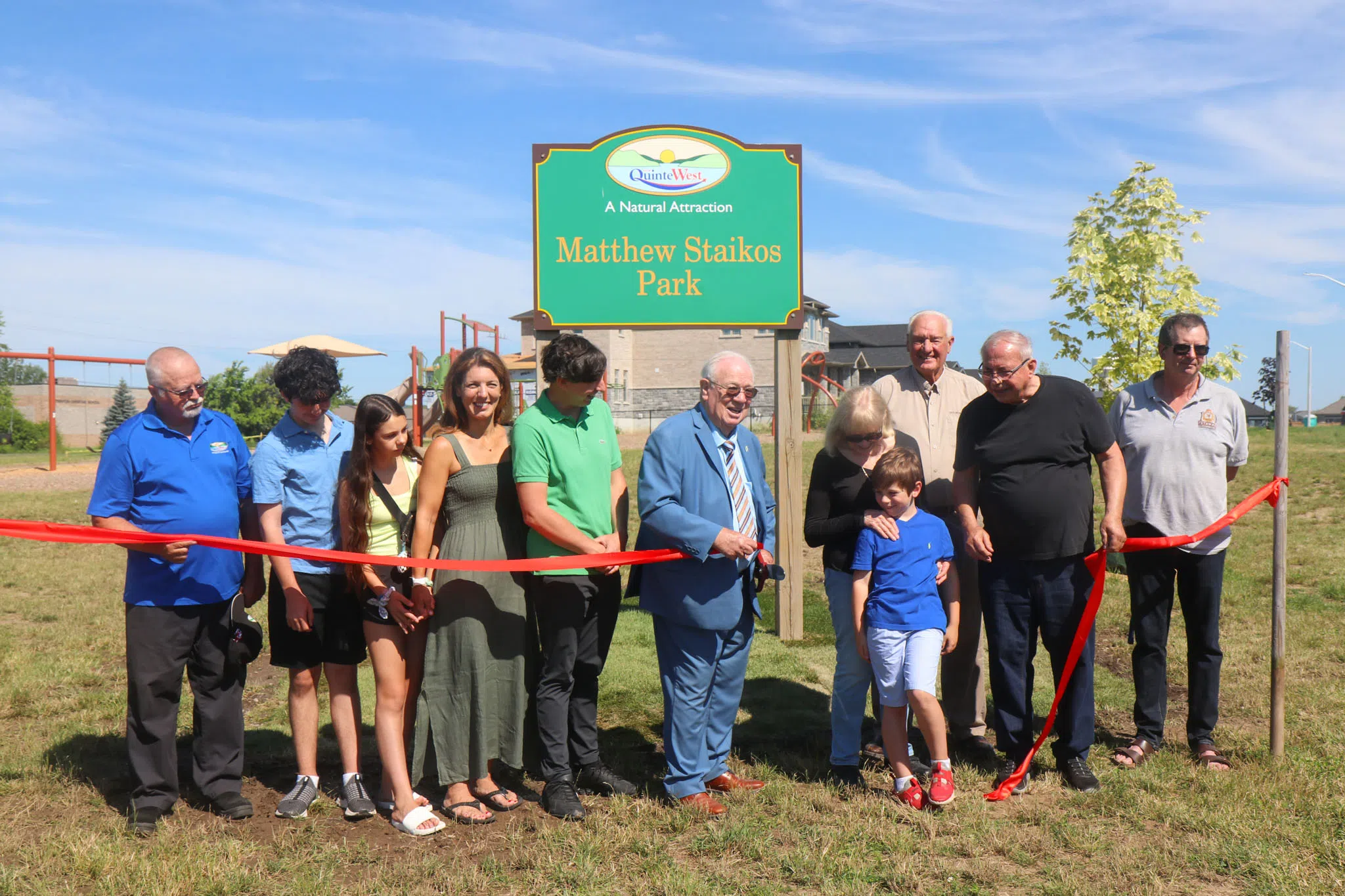 Park named after Matthew Staikos opens in Quinte West | Quinte News