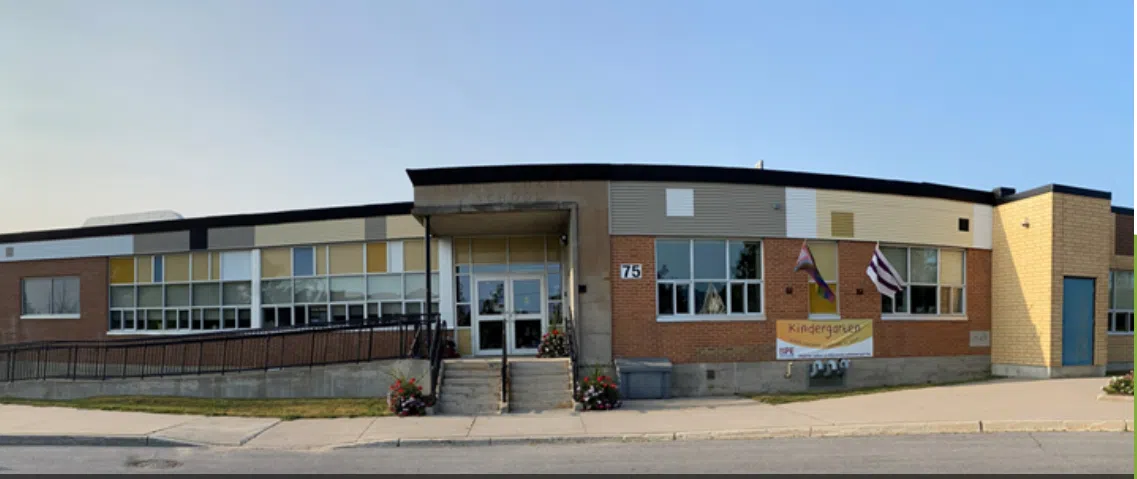 Exterior work being done at Prince Charles School