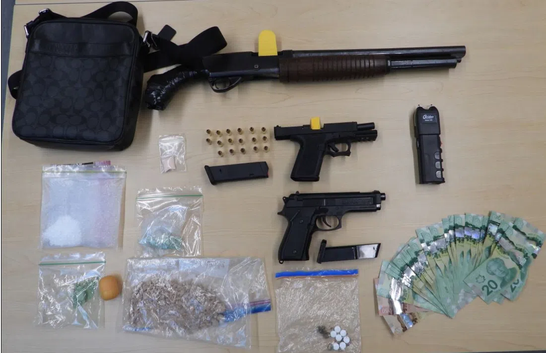 Drugs and firearms seized in Project Renewal arrest