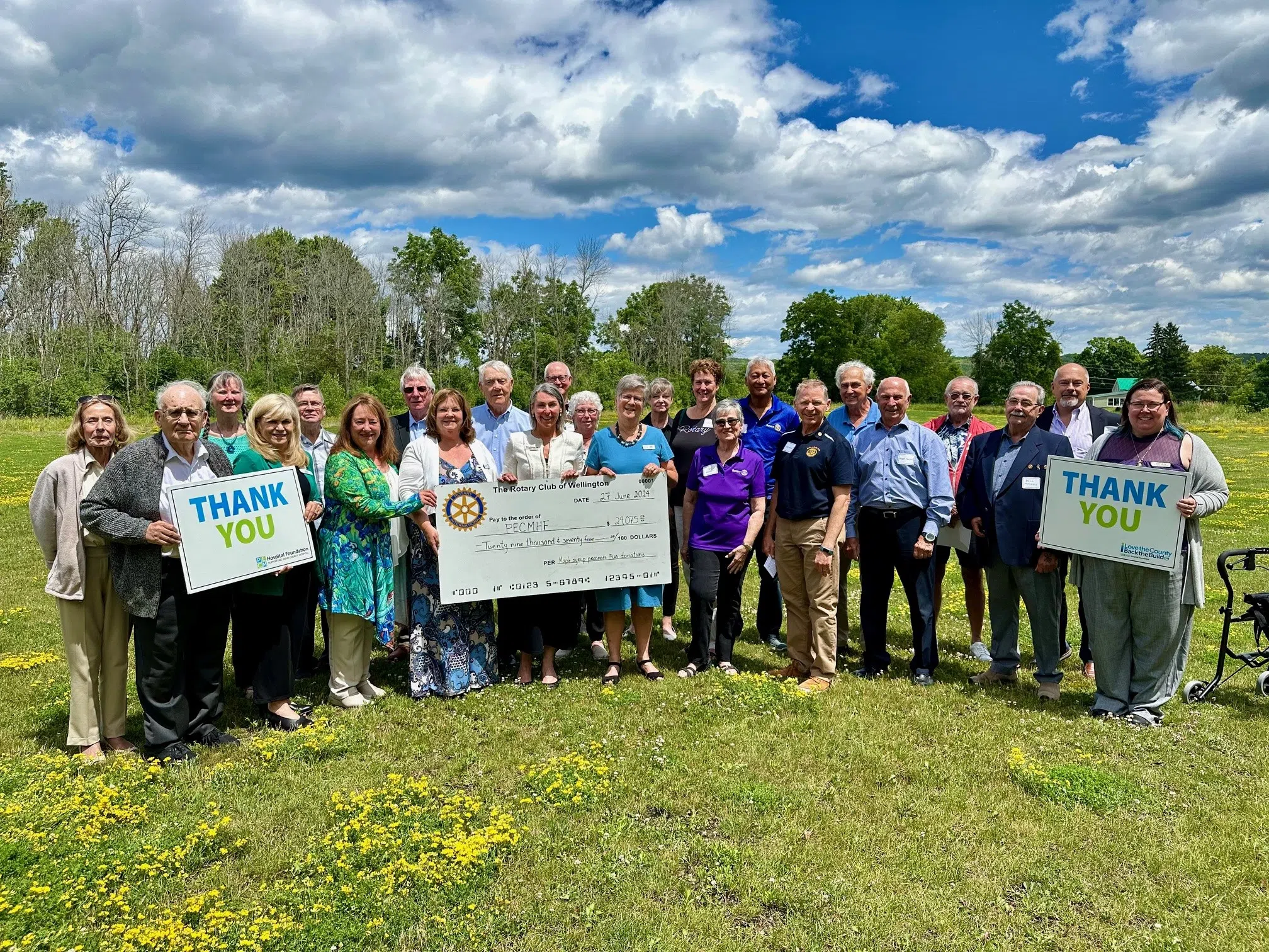 Wellington Rotary completes commitment to fund ventilator at County hospital