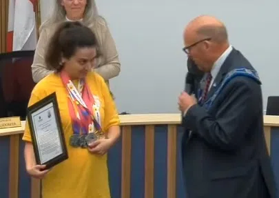 Local athlete recognized for Olympic performance