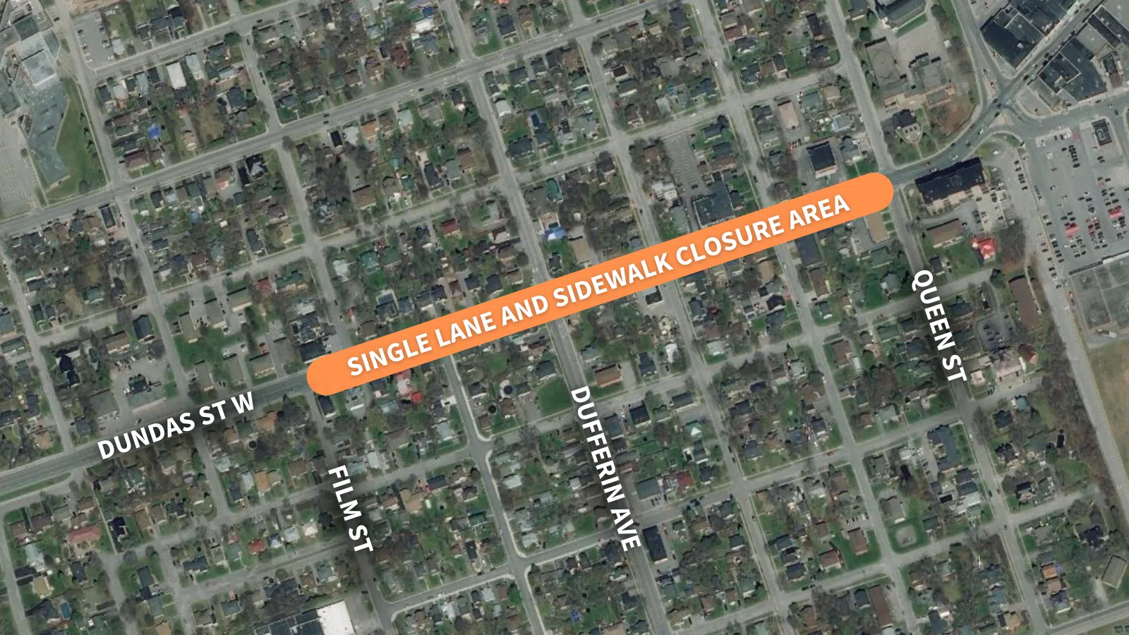 Sidewalk and single lane closures in Quinte West July 30-August 30