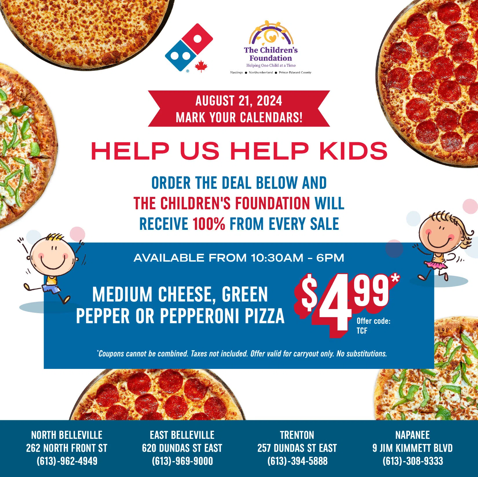 Dough for Domino's and The Children's Foundation