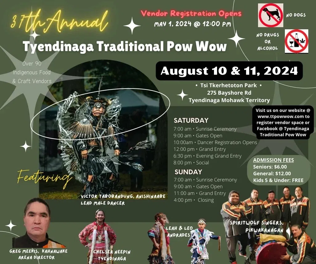 37th Annual Tyendinaga Traditional Pow Wow taking place this weekend