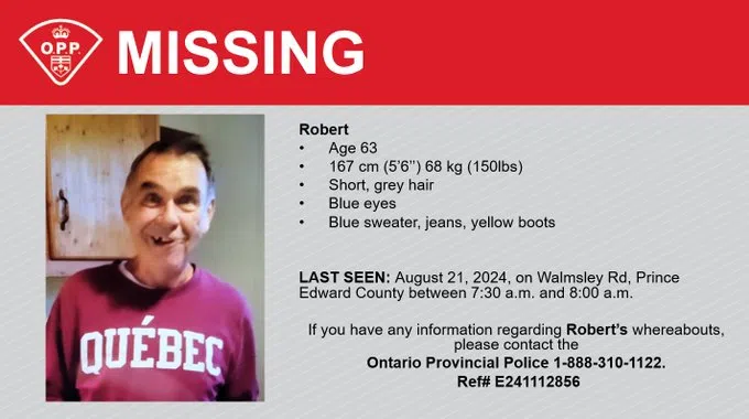 Missing person in PEC