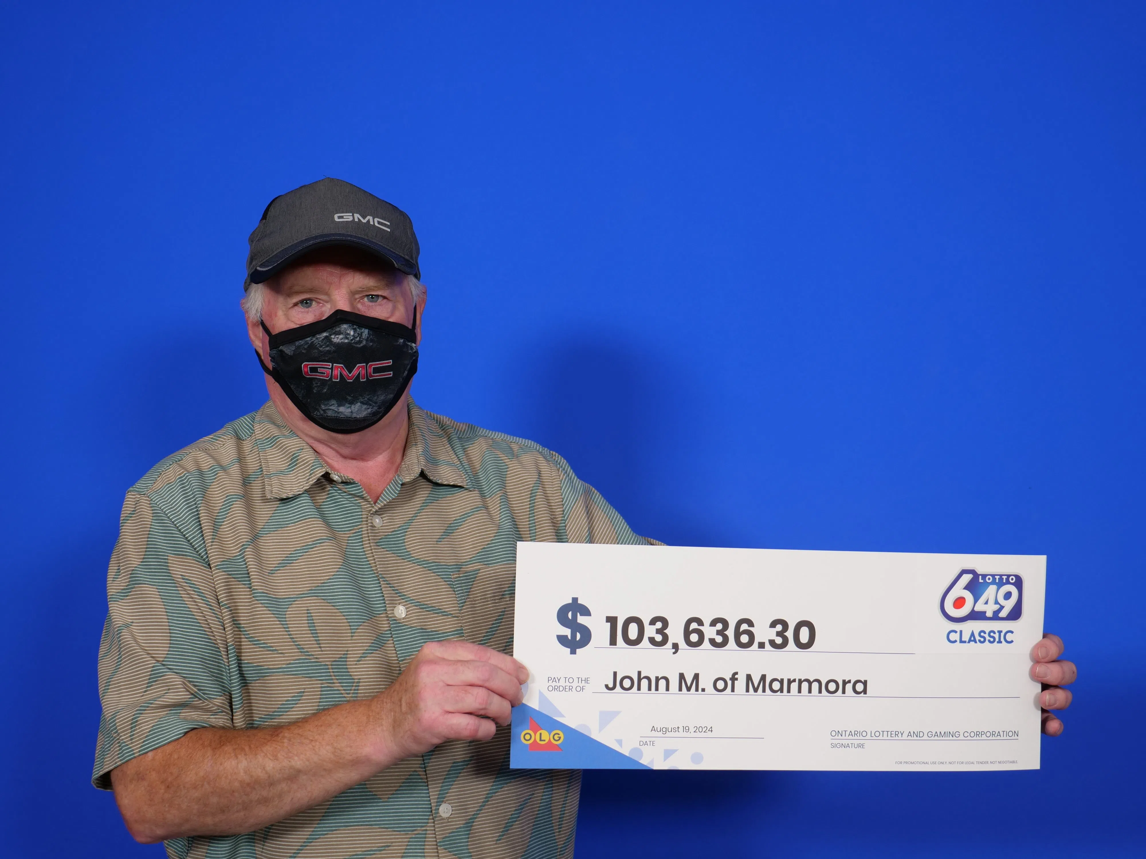 Lottery winner in Marmora