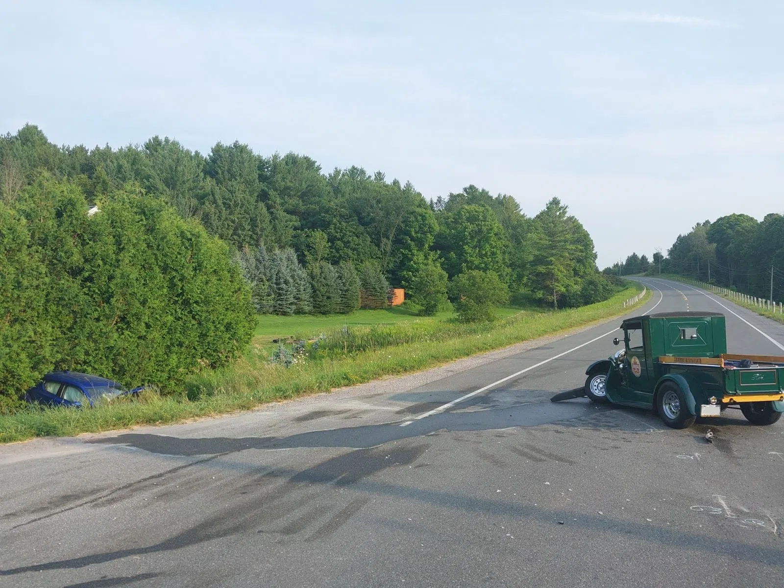 Two people injured in two-vehicle collision in Trent Hills