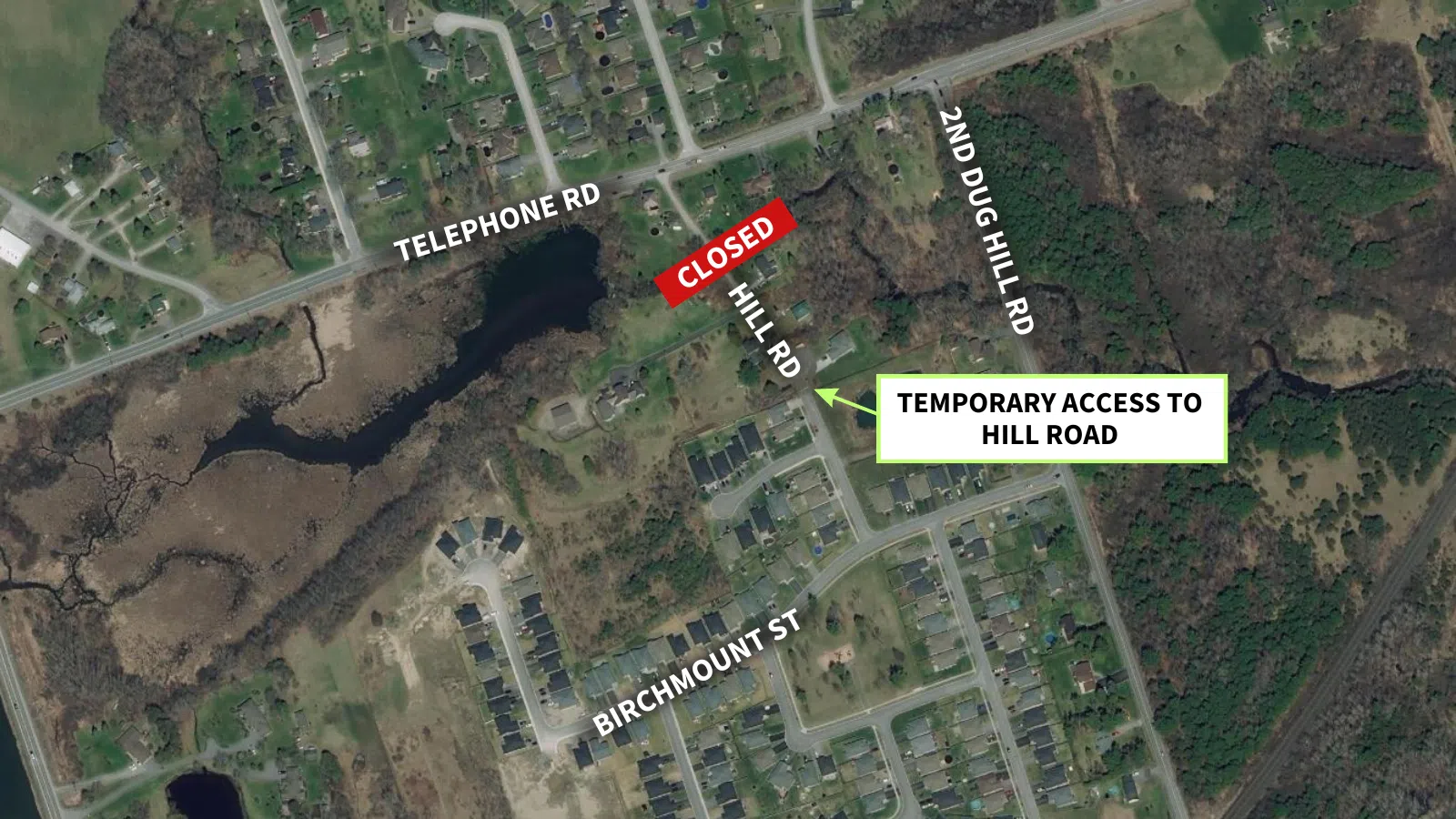 Hill Road closed for bridge replacement beginning September 30