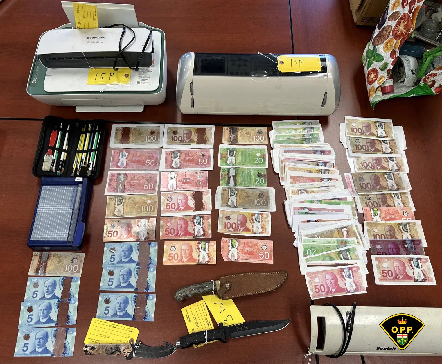 Police discover counterfeit cash in Madoc Township