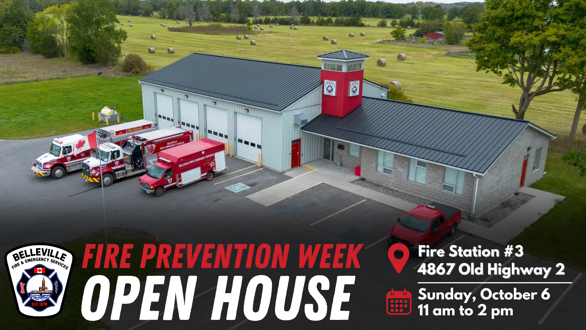 Open house at Belleville Fire for Fire Prevention Week