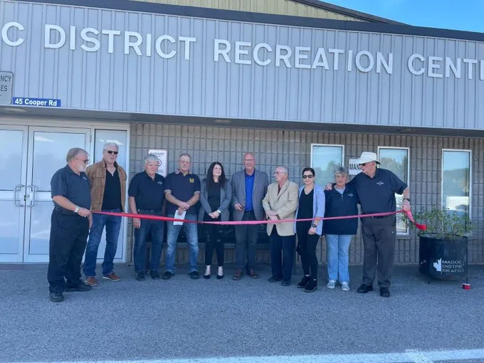 $150,000 OTF Grant Gives Madoc & District Recreation Centre a New Roof