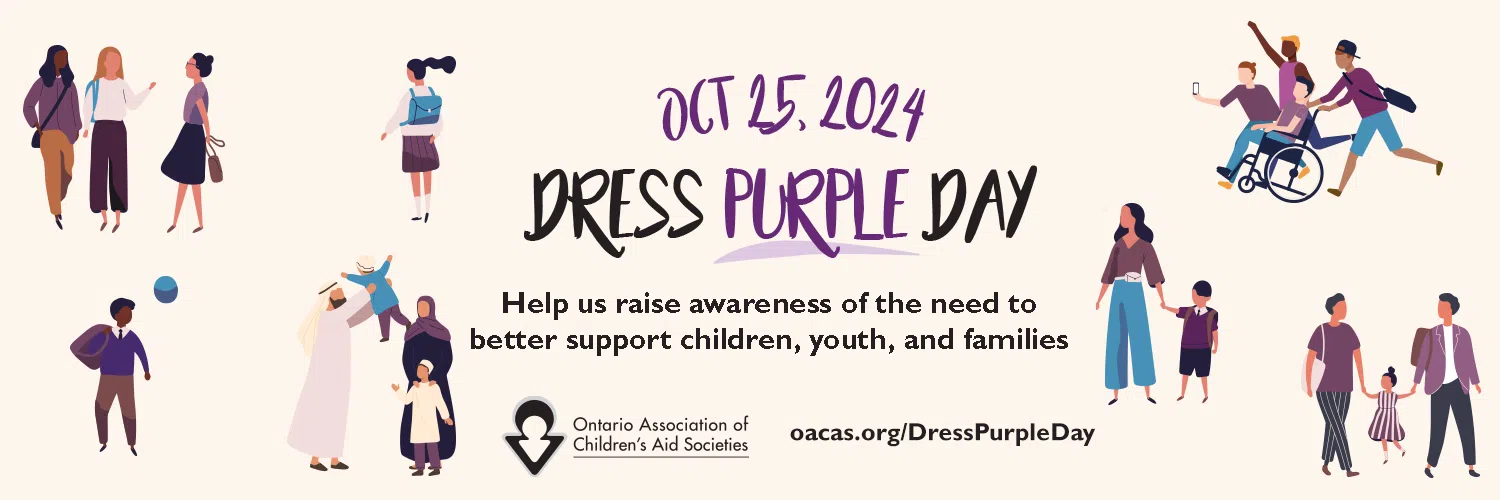 Dress Purple Day on October 25