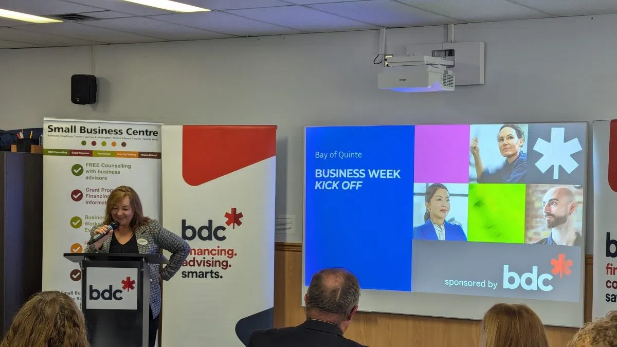 Kicking off Small Business Week in the Bay of Quinte