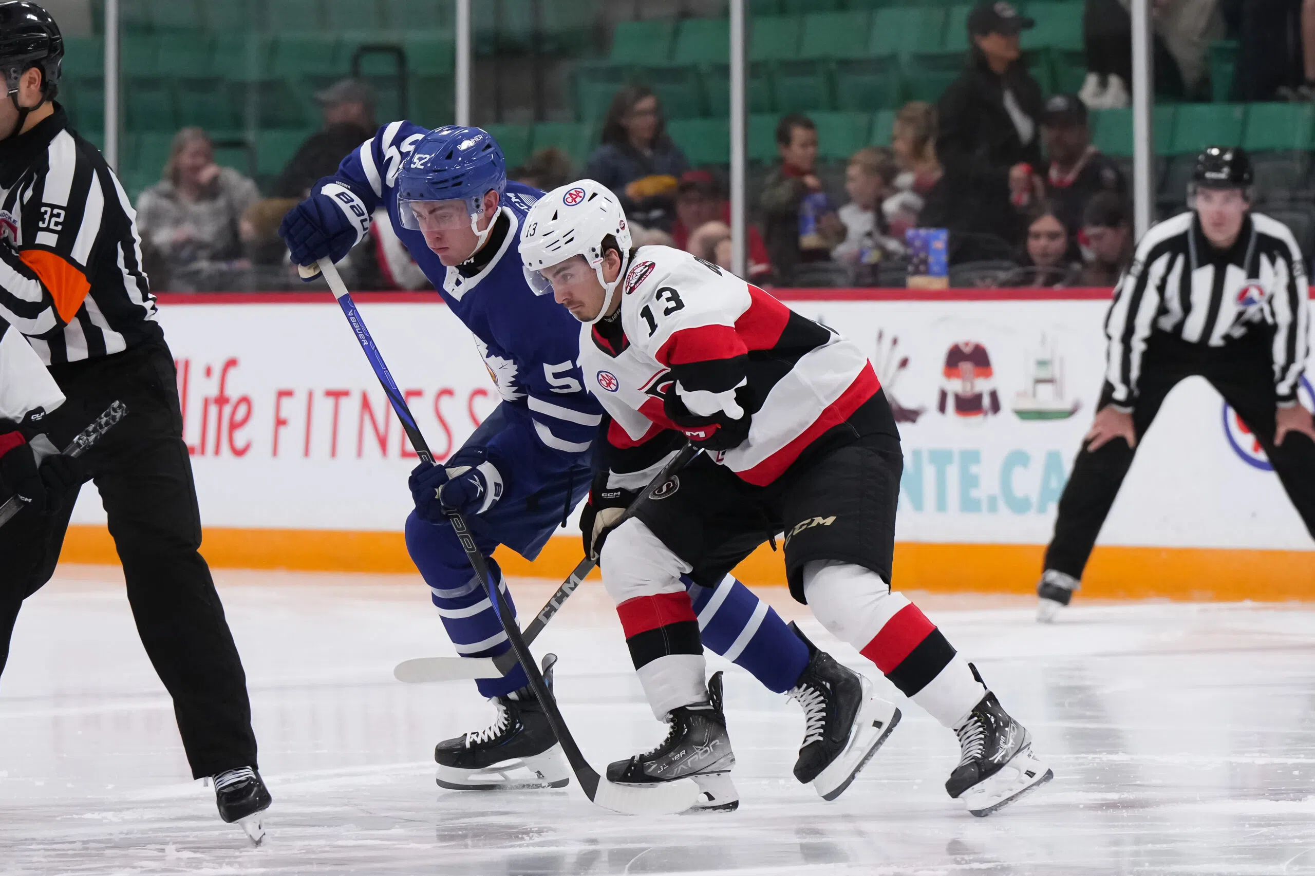 B-Sens lose to Marlies in preseason action