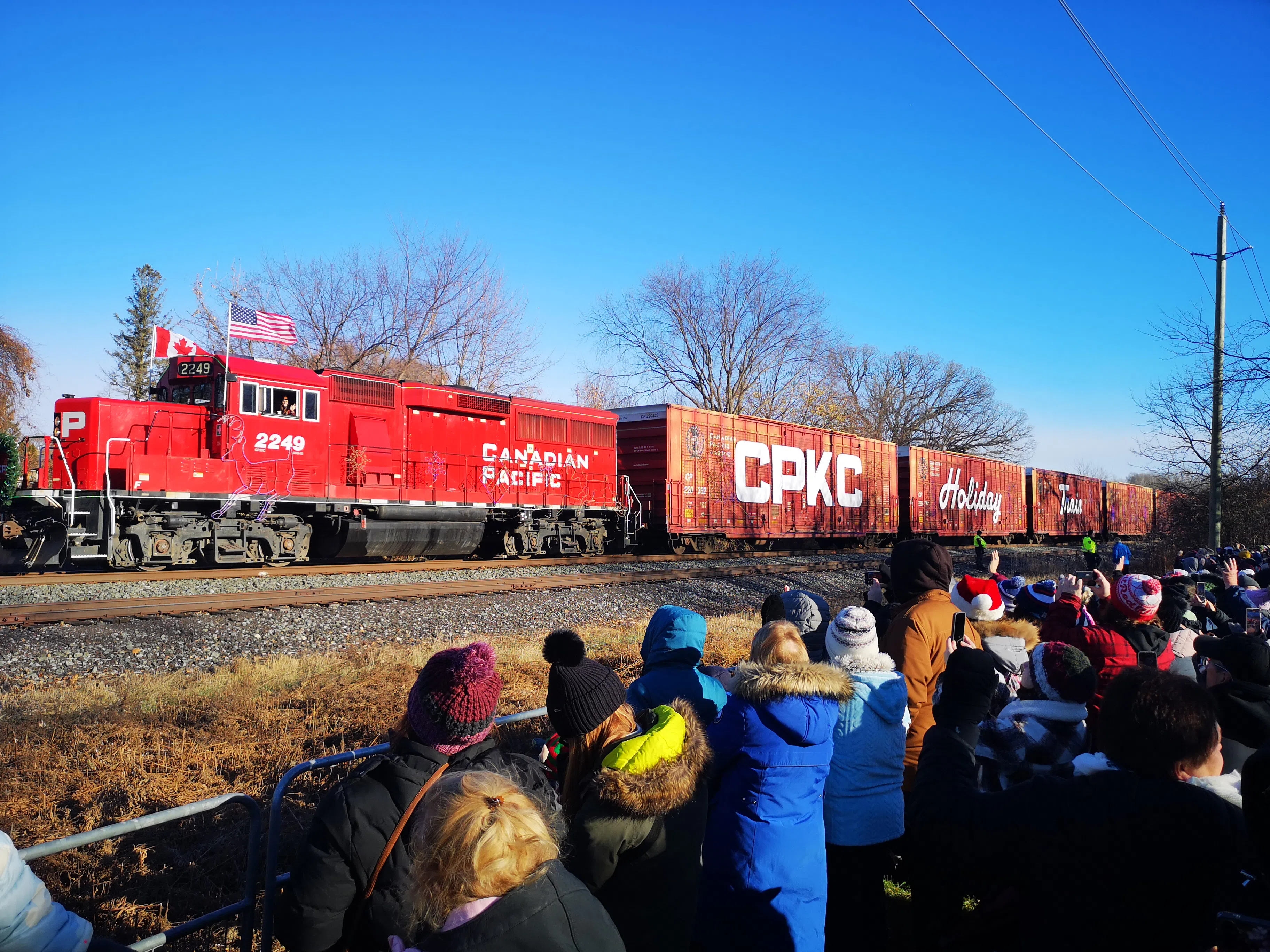 CPKC Holiday train rolls through Quinte region