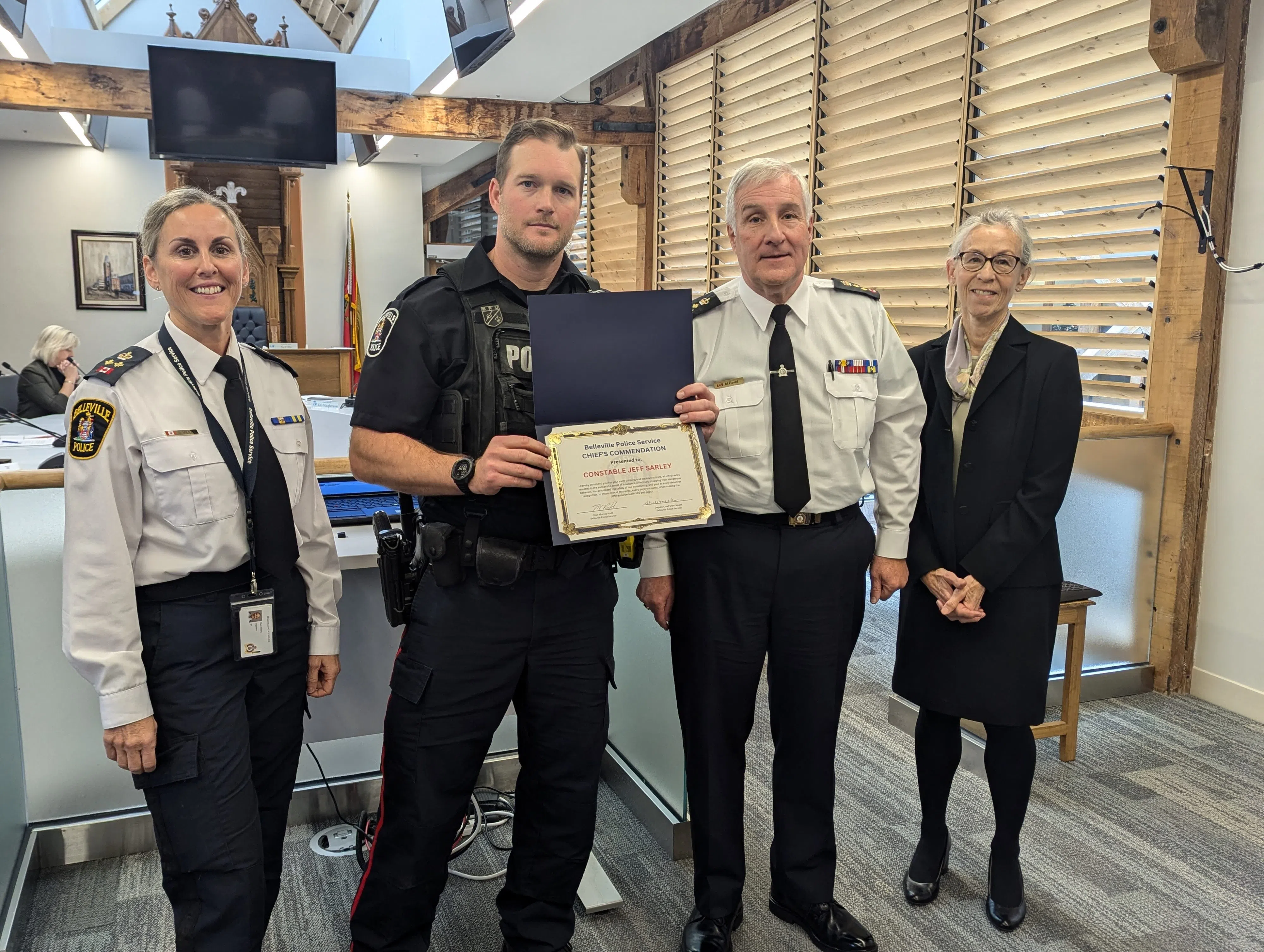 BPS constable commended for quick actions in arrest