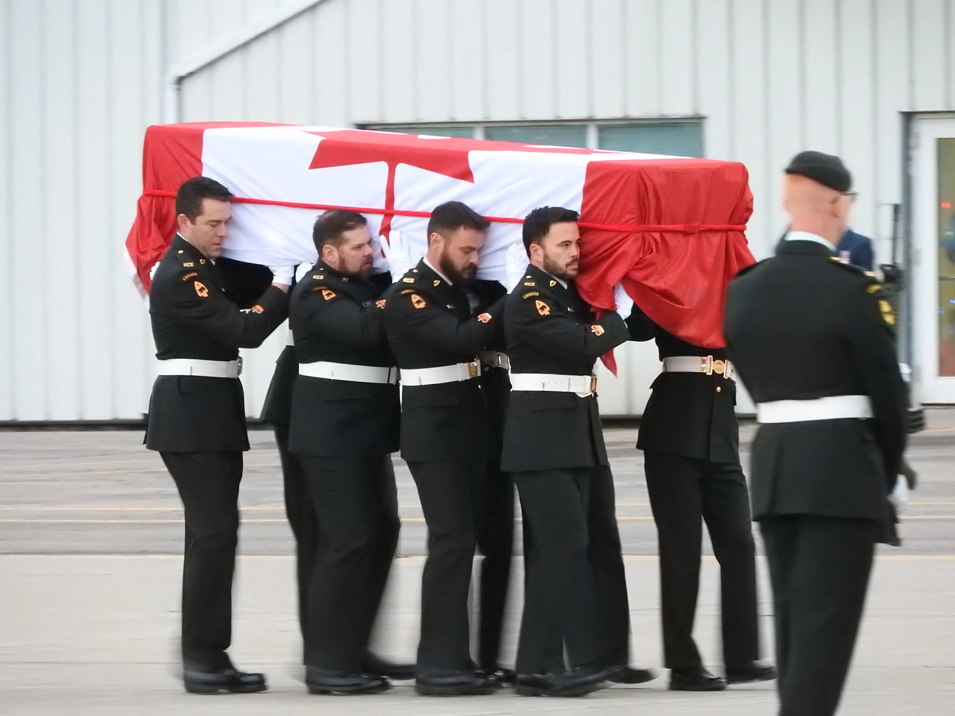 The forces honour, loved ones mourn