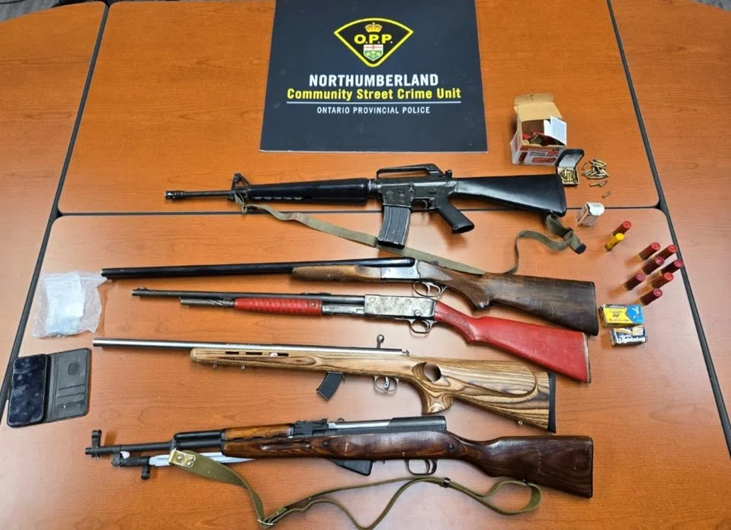 Firearms theft leads to arrests and warrant in Cobourg