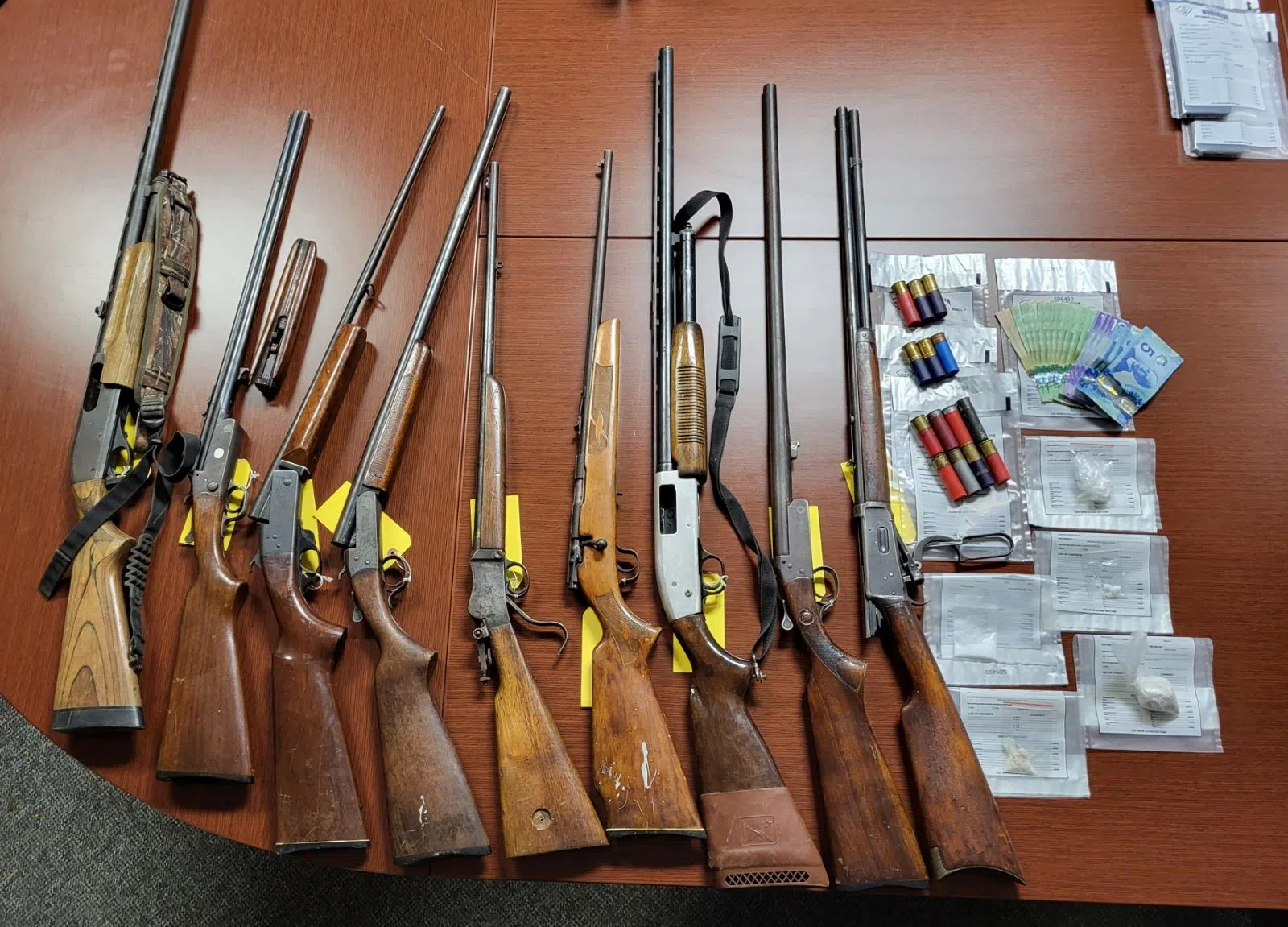 Two charged in drug and weapons seizure in PEC