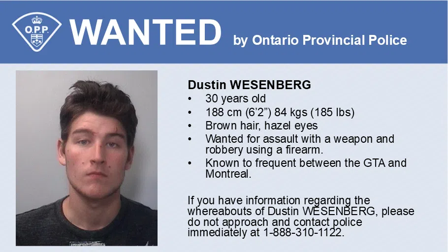 Additional arrest, appeal for wanted person in Trent Hills robbery