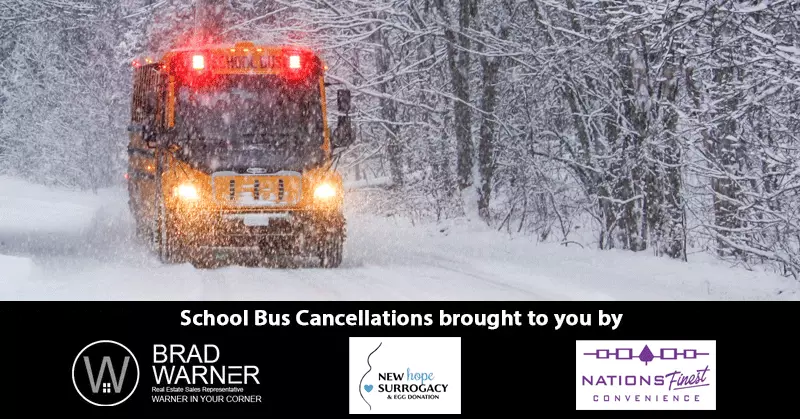 Weather forces bus cancellations