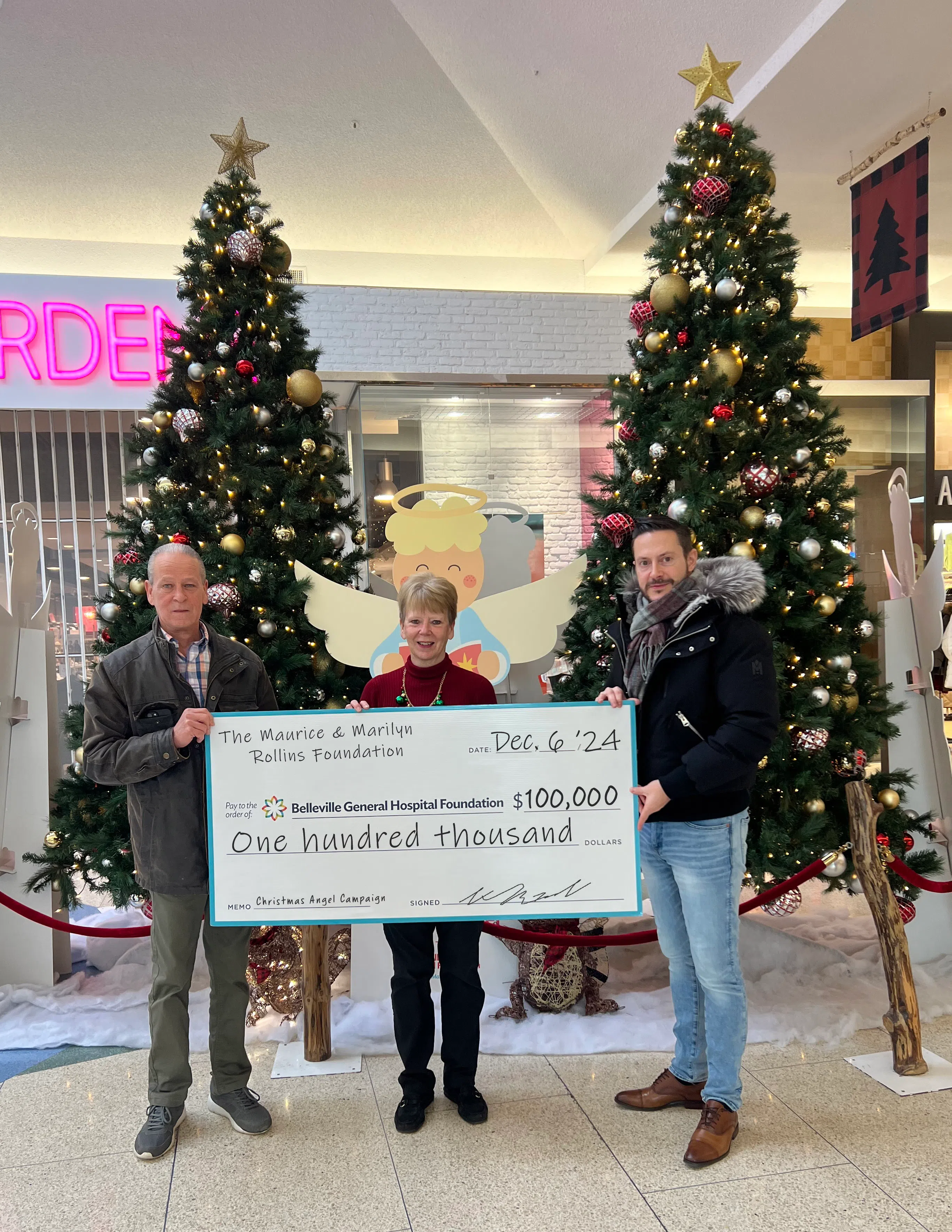 $100,000 matching gift for BGHF's Christmas Angel Campaign