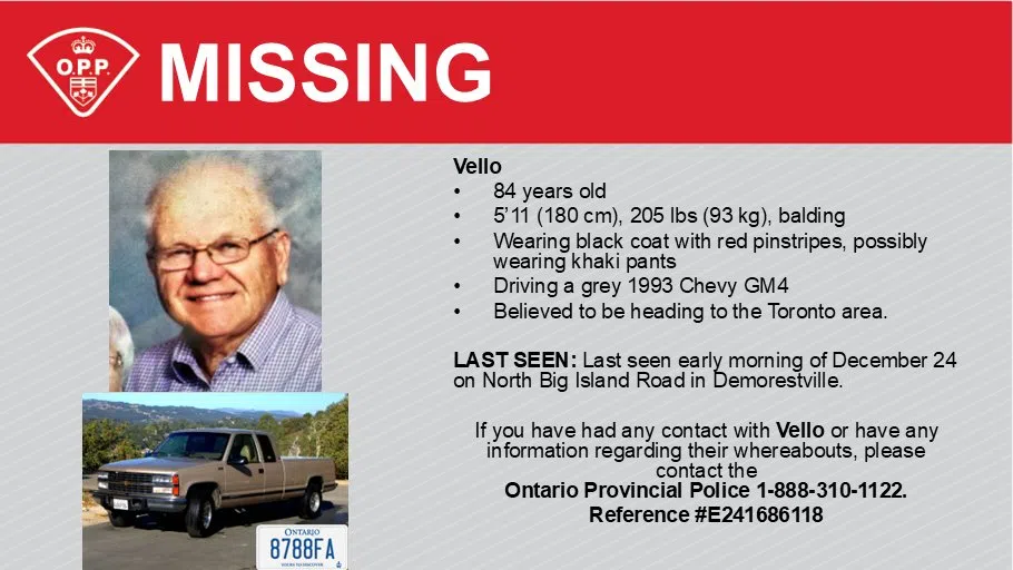 OPP searching for missing PEC man