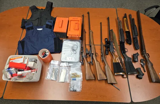 Weapons and ammo seized in Campbellford