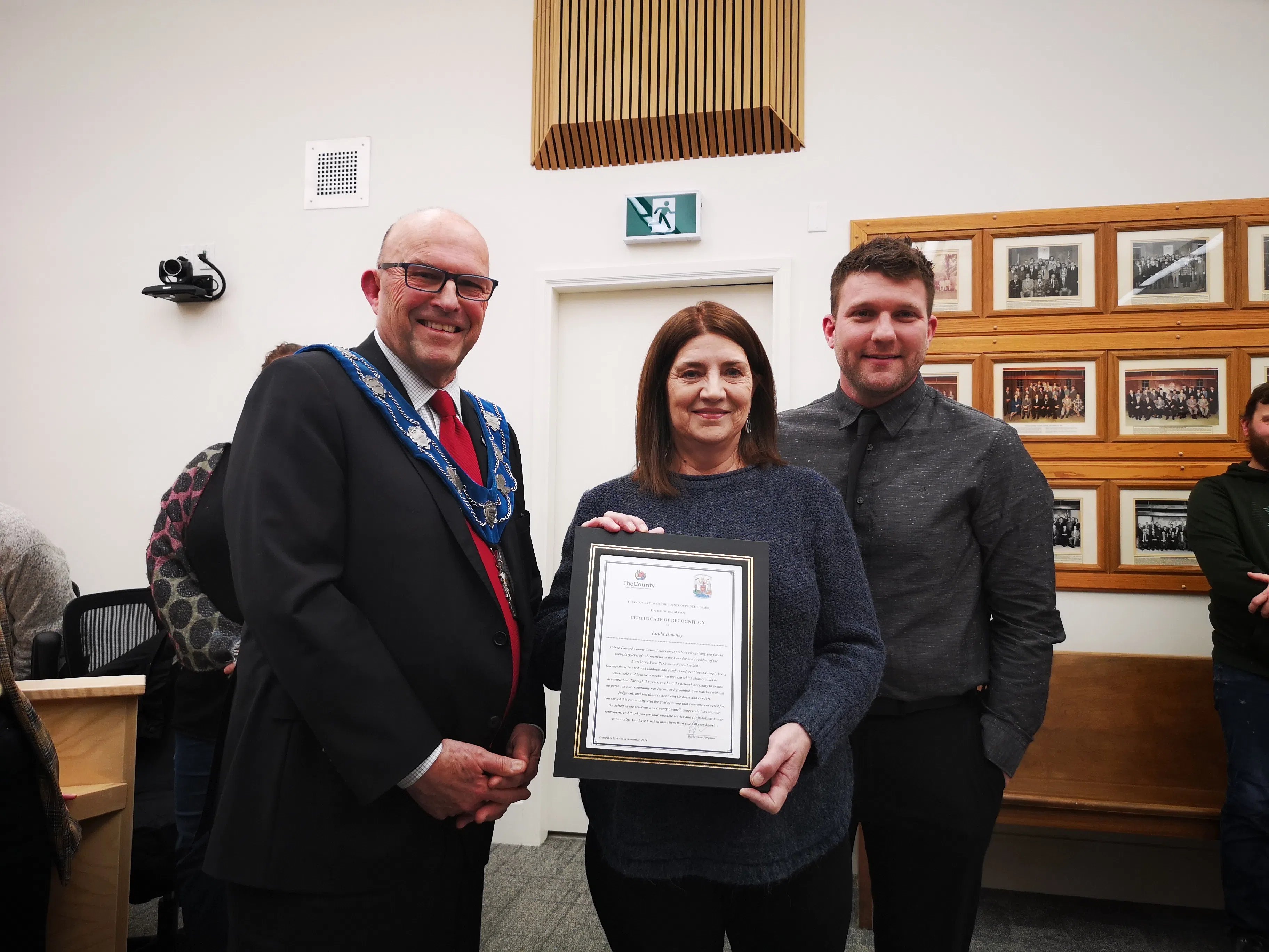 Civic award for food bank founder