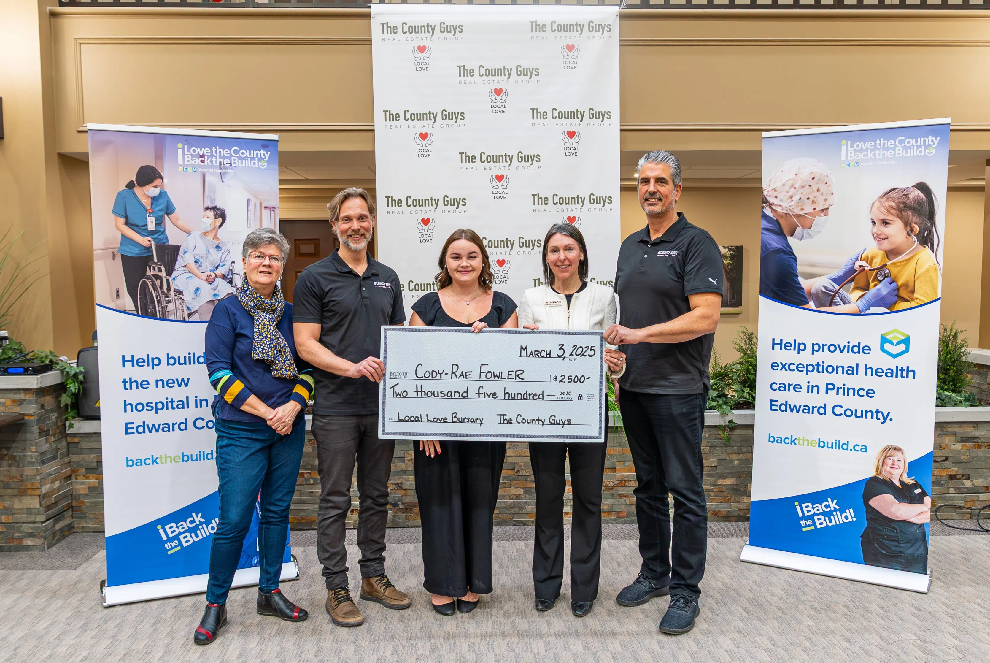 2025 Bursary Recipient announced by The County Guys