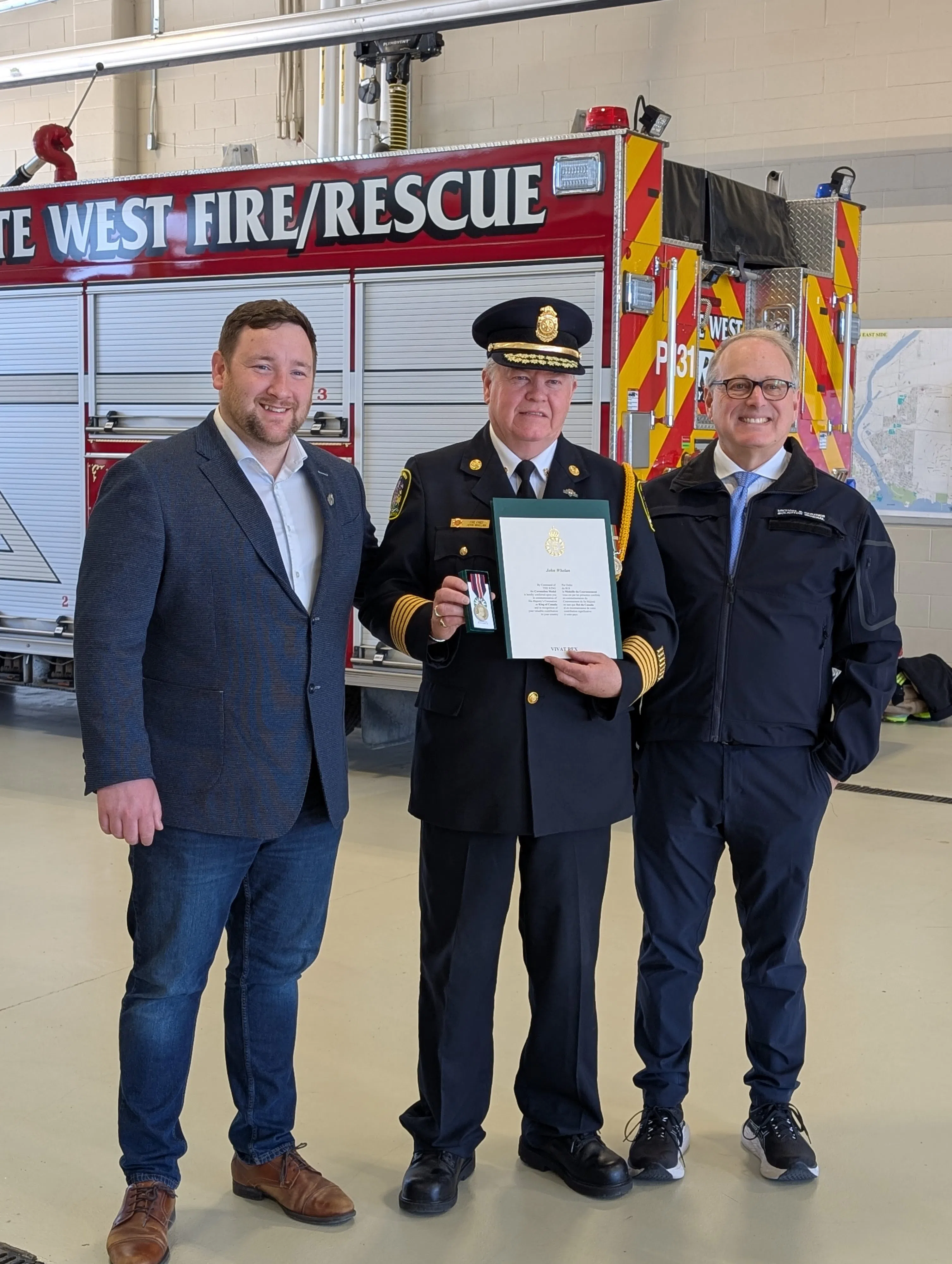 Quinte West Fire Chief earns Coronation Medal