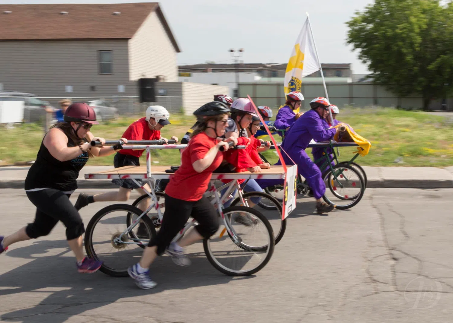 Racing in support of TMH