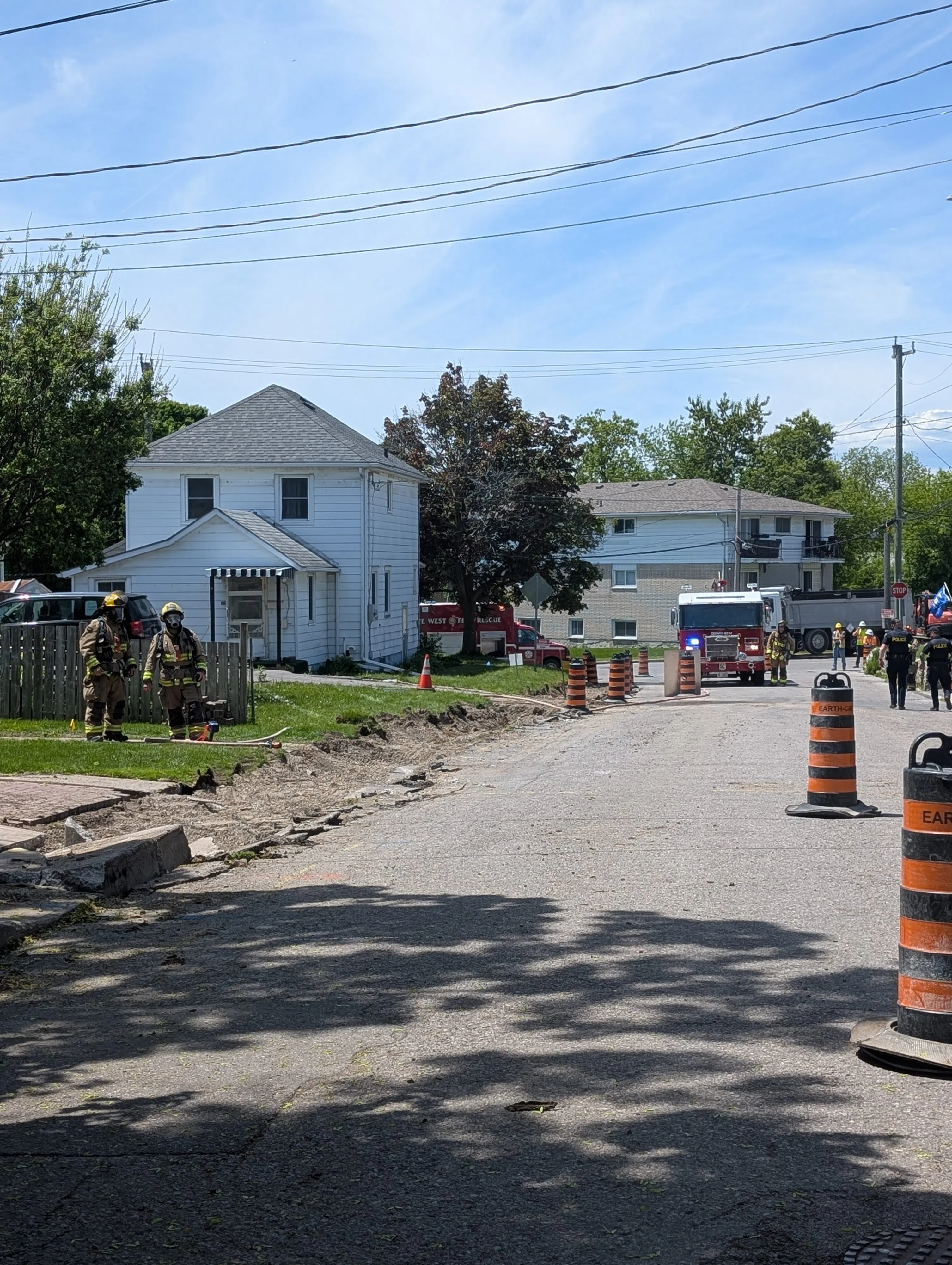 Gas leak leads to emergency road closure in Quinte West