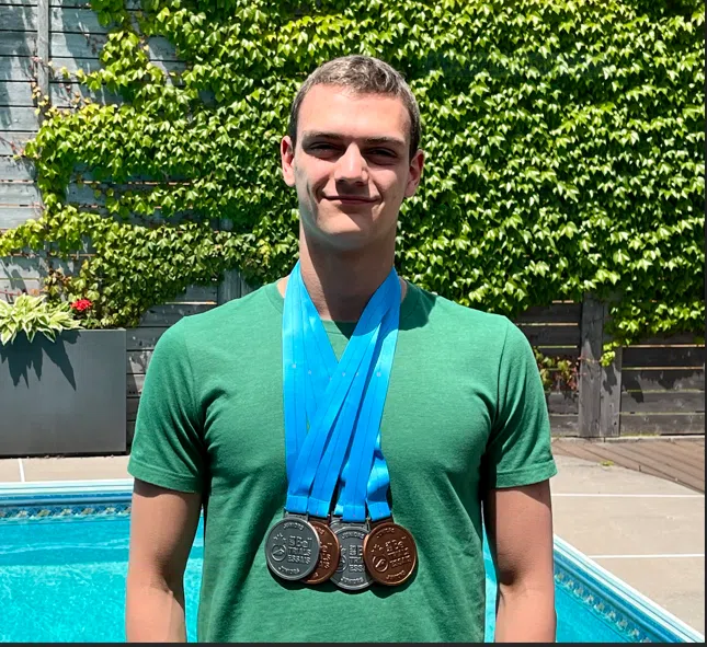 Belleville's Brennan with new swimming record
