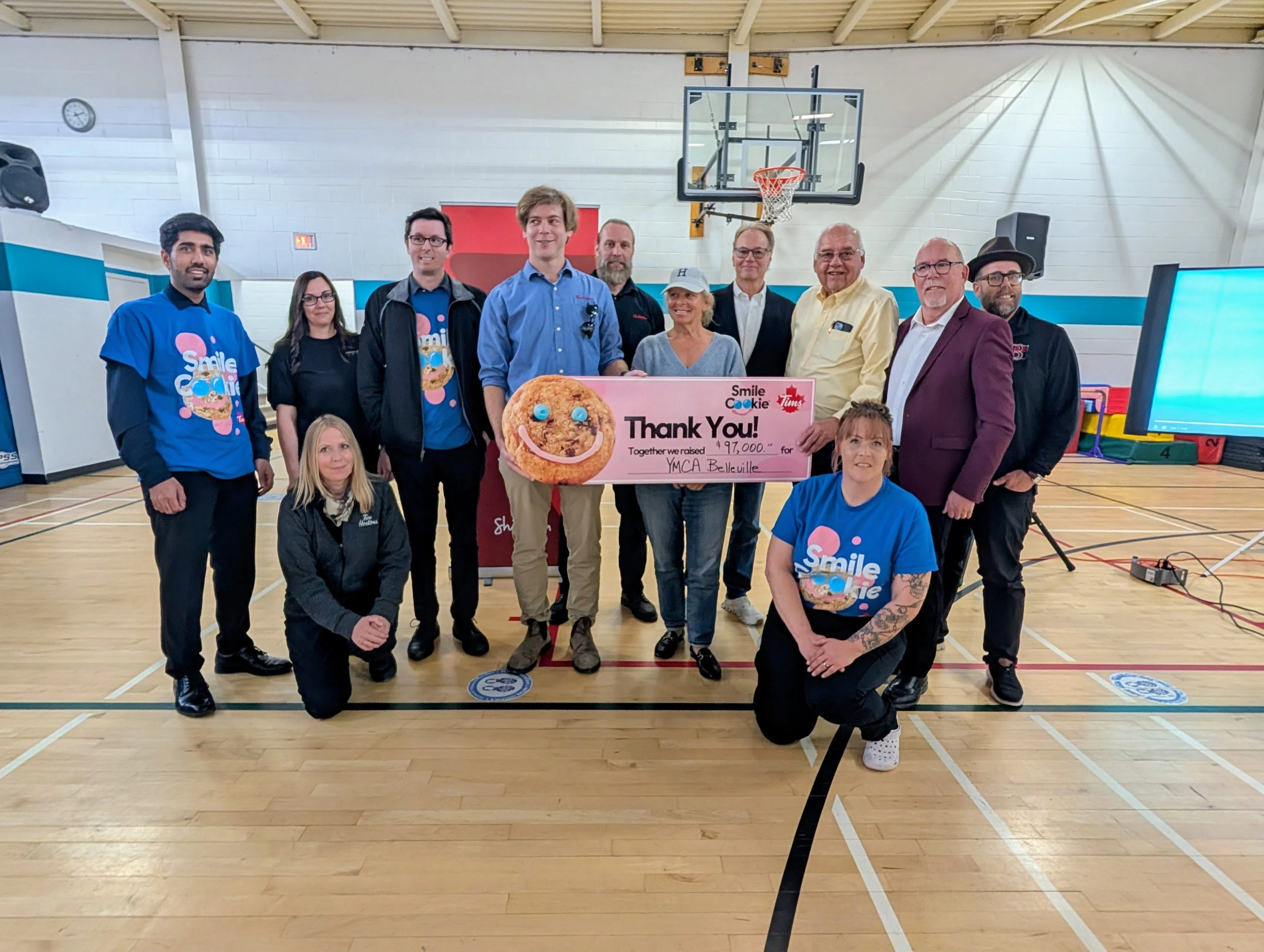 Tim Horton's Smile Cookie campaign raises $97,000 for YMCA's Centre for Life campaign