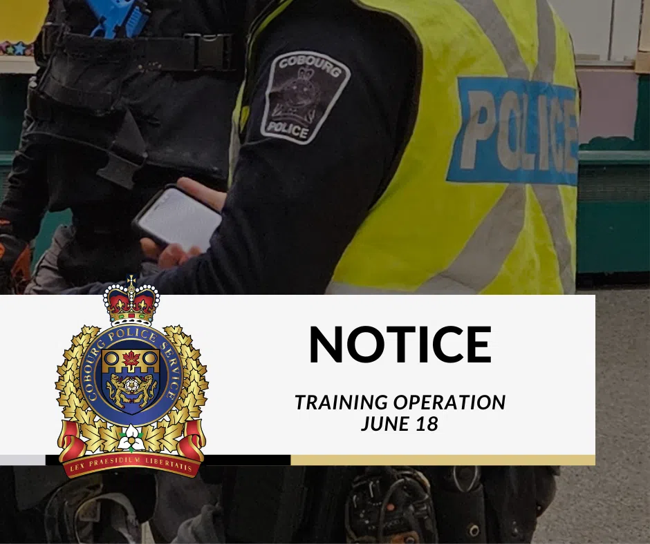 Cobourg Police Service Training Operation June 18