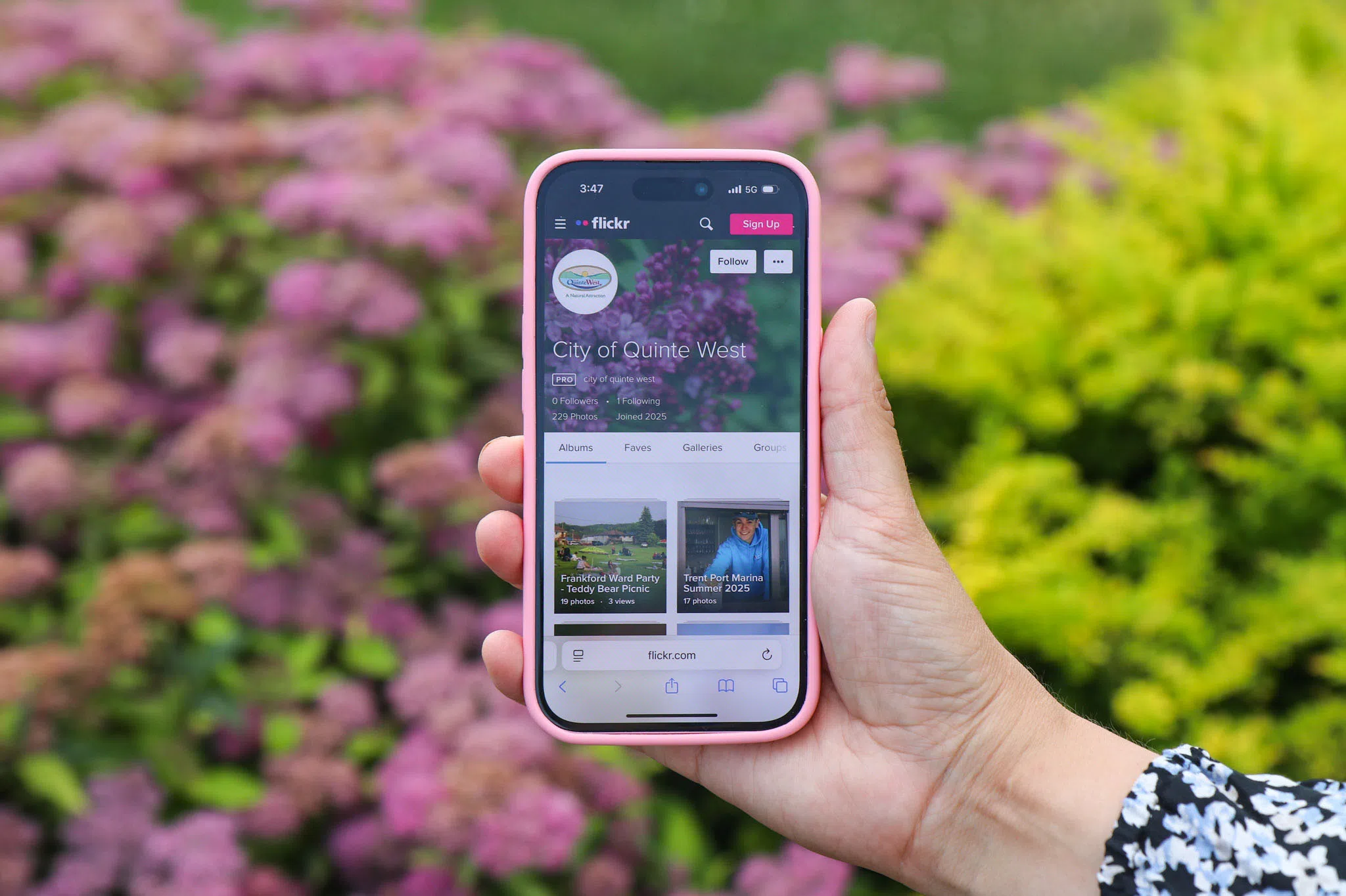City of Quinte West launches new Flickr account and expands its YouTube offerings