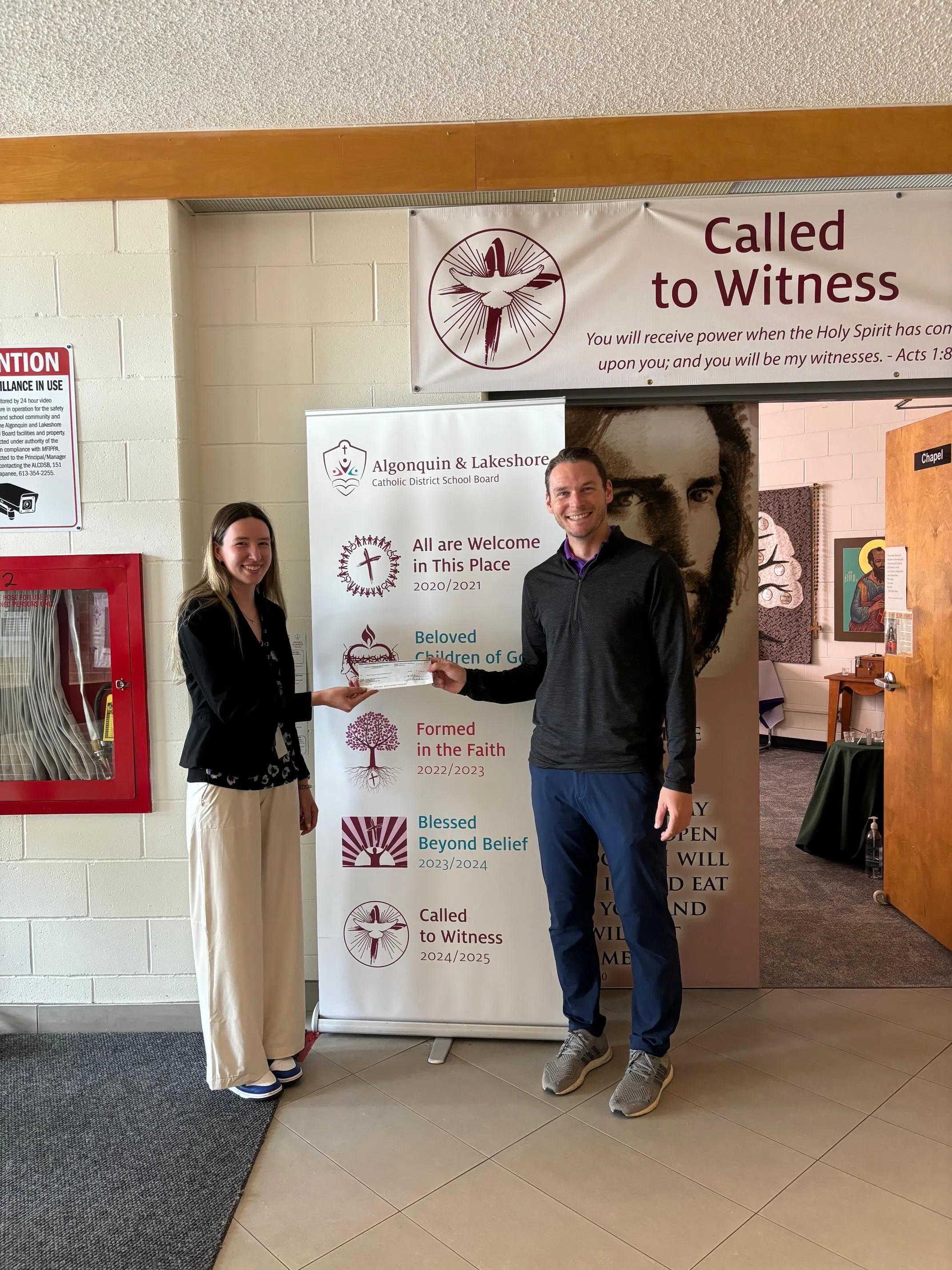 St. Paul Catholic Secondary School raises over $10,000 for Trenton Memorial Hospital