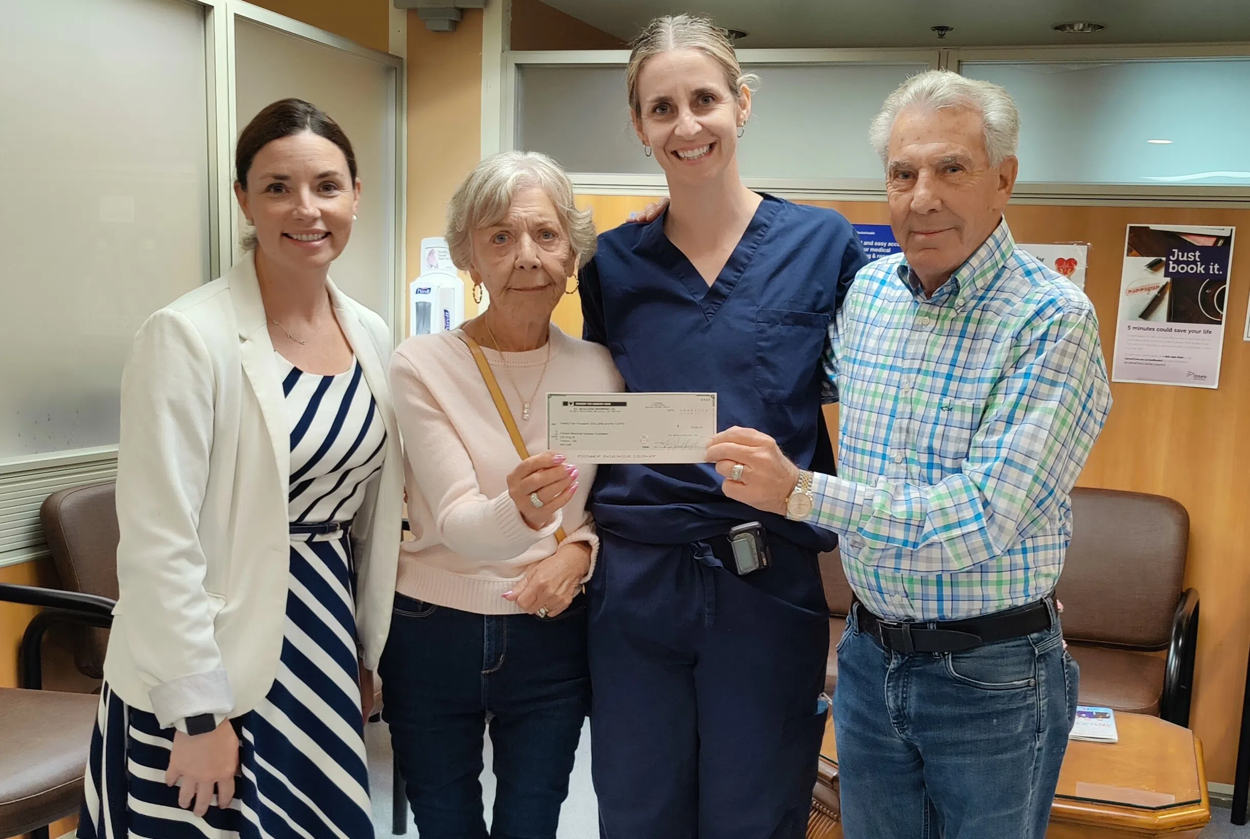 Major donation for new hospital equipment