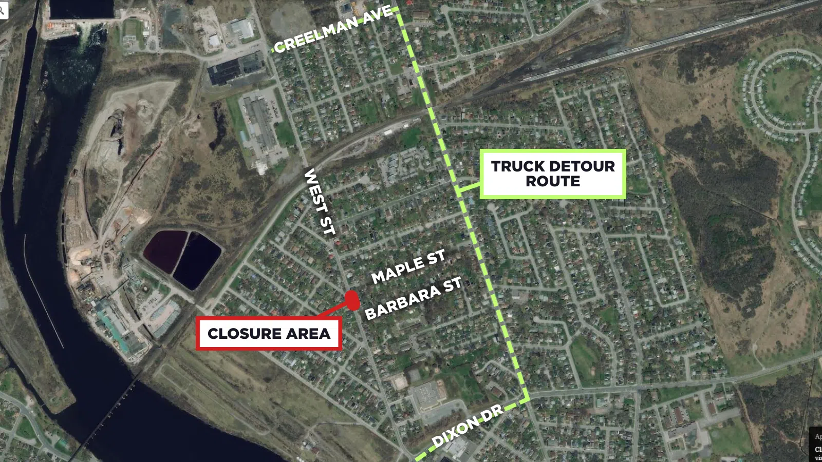 Quinte West: road closure on West Street June 5