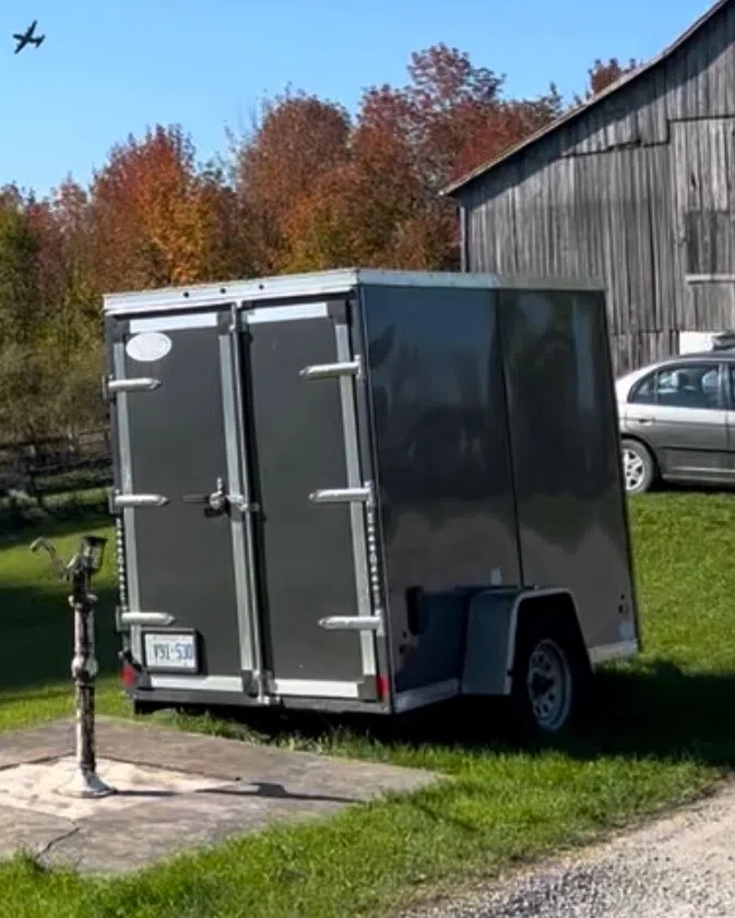 Trailer stolen from a church