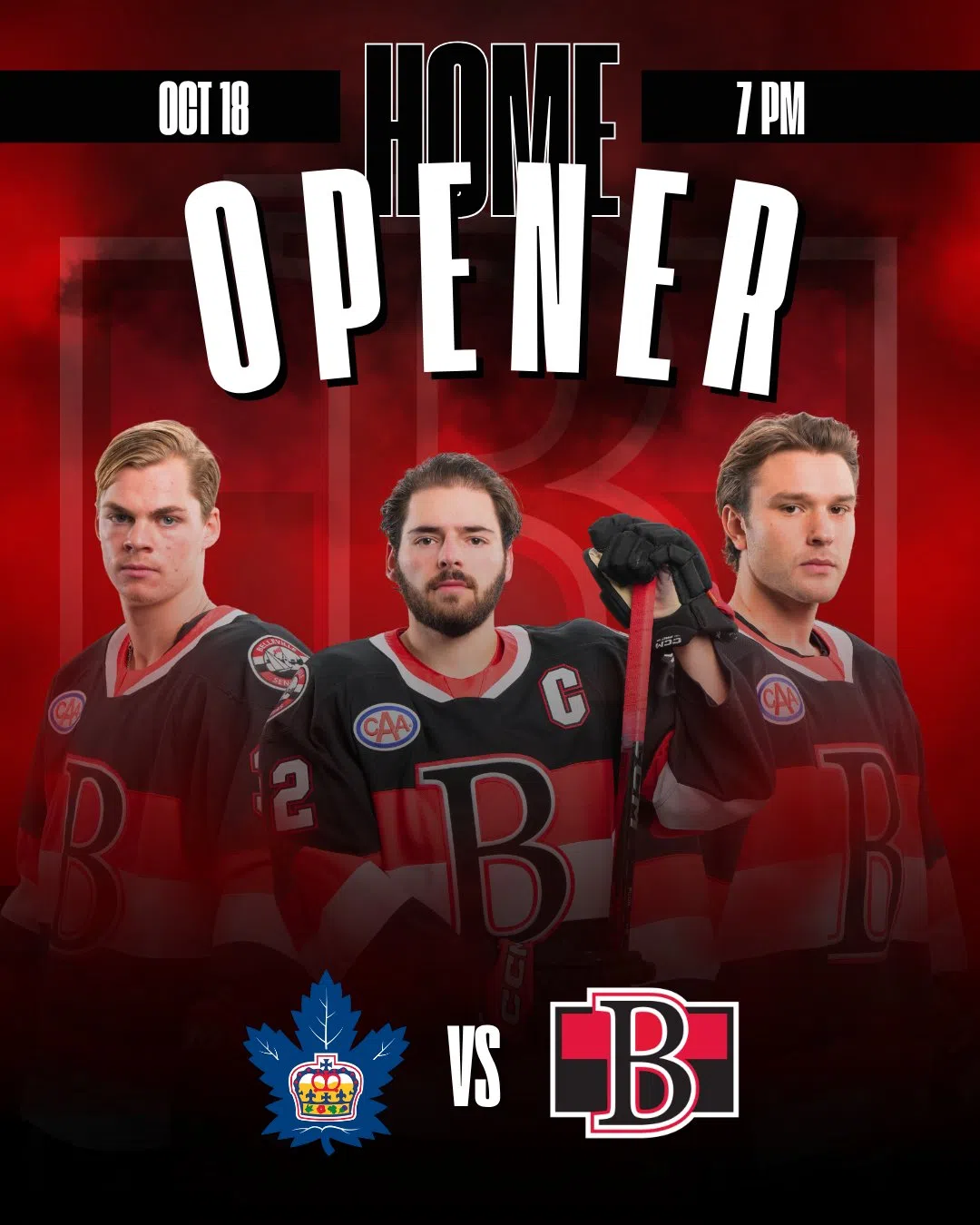 Belleville Senators 2025-26 home opener info revealed