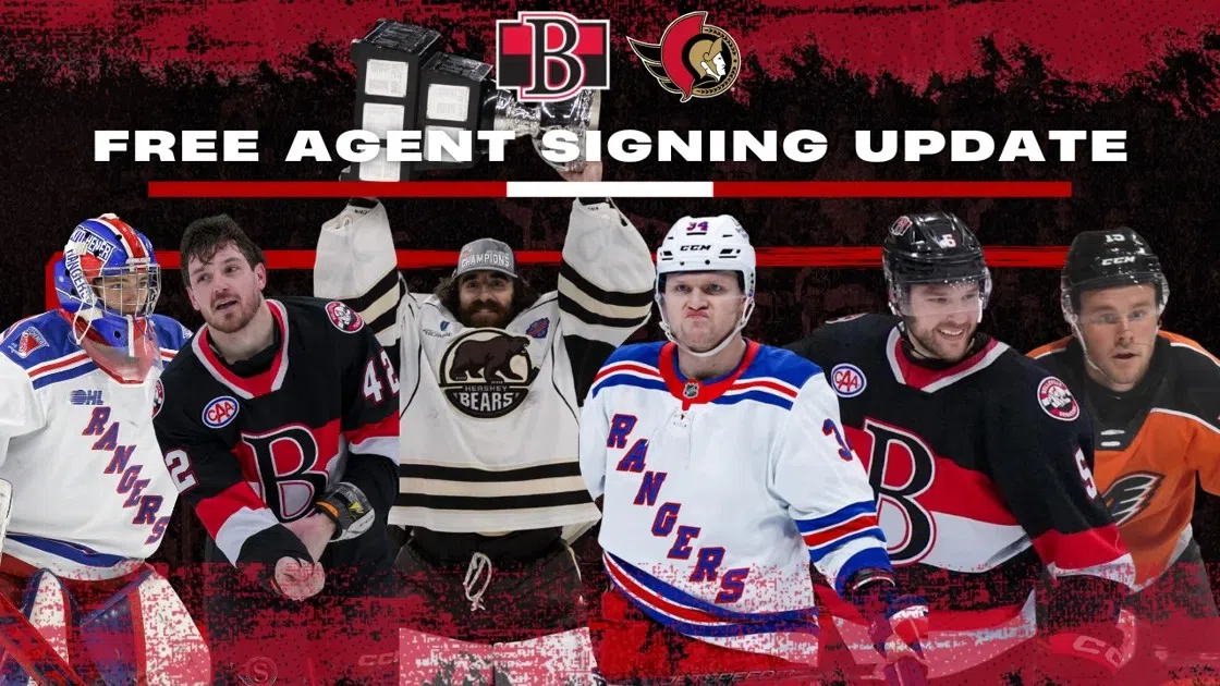 Senators ink five two-way NHL contracts, one entry-level deal