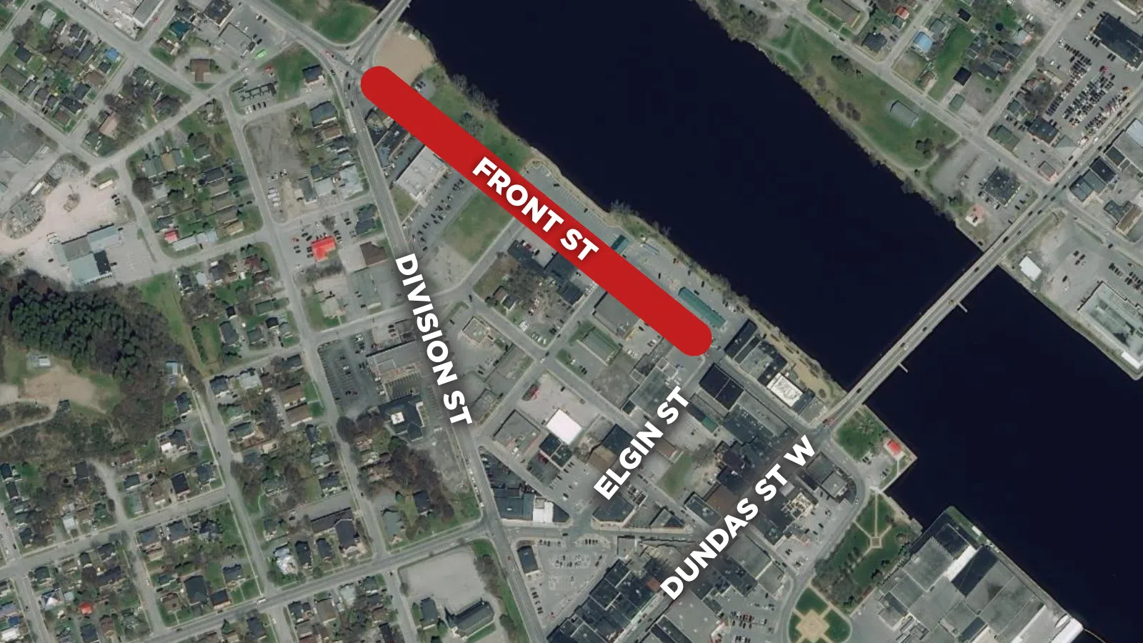 Quinte West Front Street to close overnight