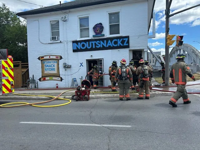 Fire hits business near downtown Belleville