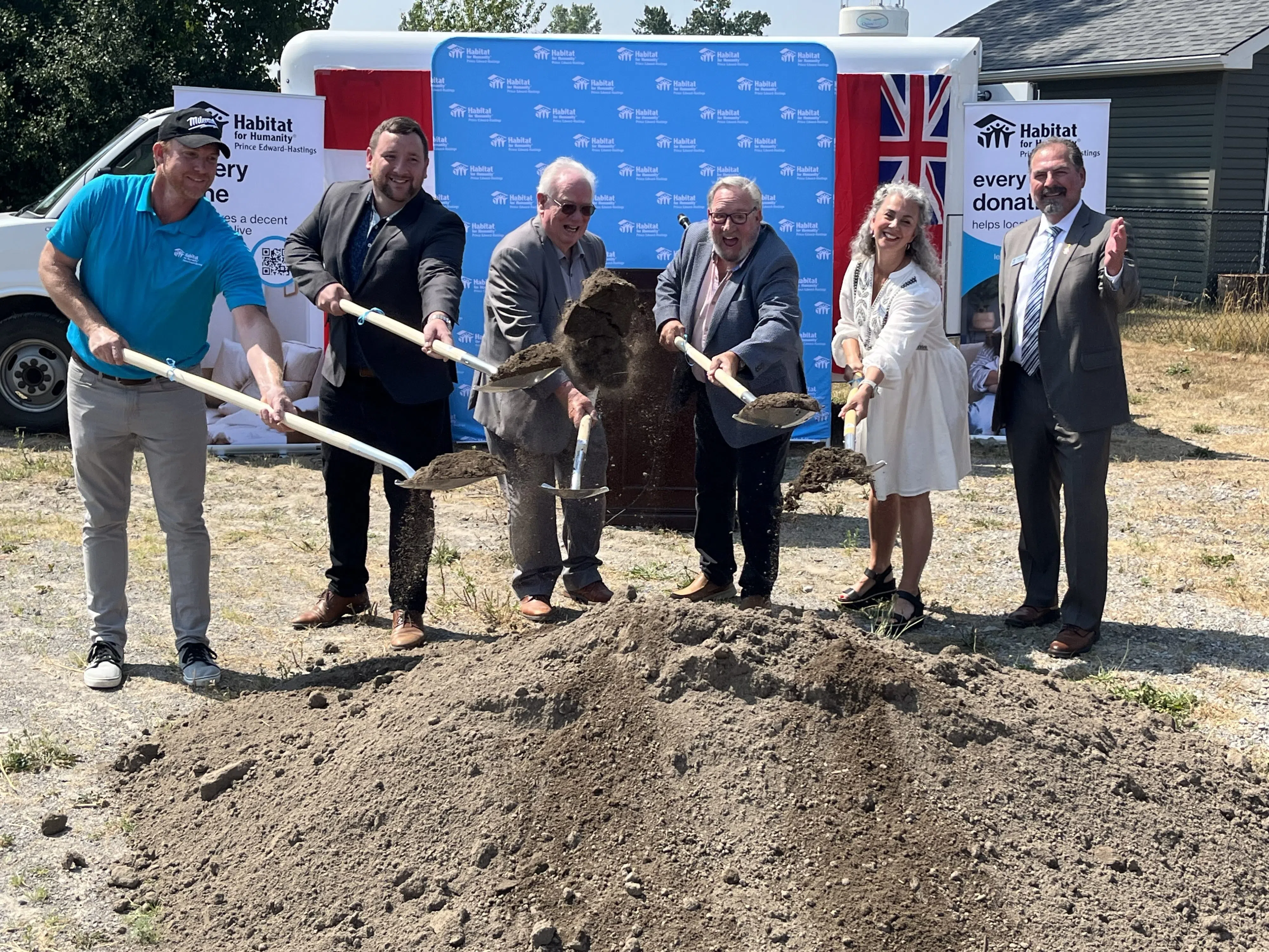Habitat breaks ground on four new homes in Quinte West