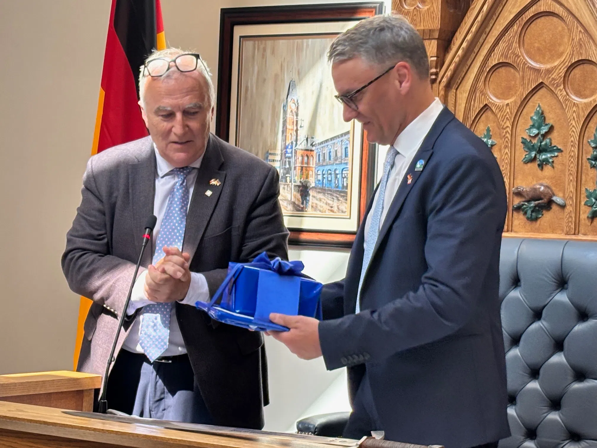 Belleville welcomes delegation from its Twin City