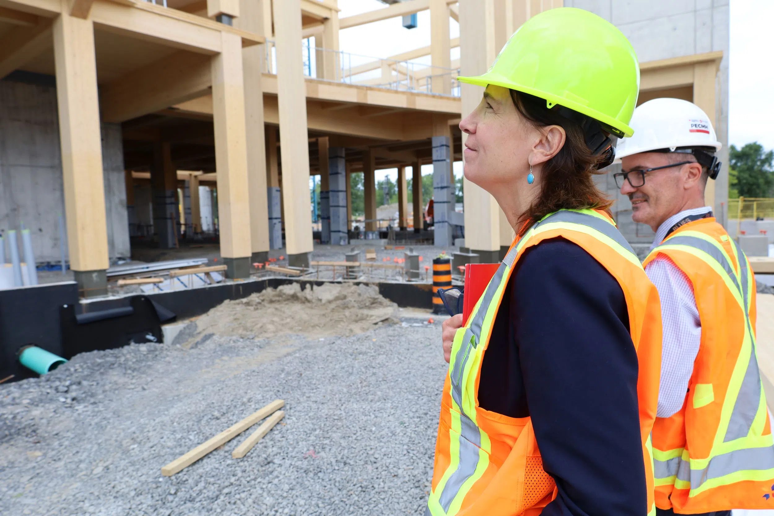 PHOTOS: President Daub tours new county hospital site