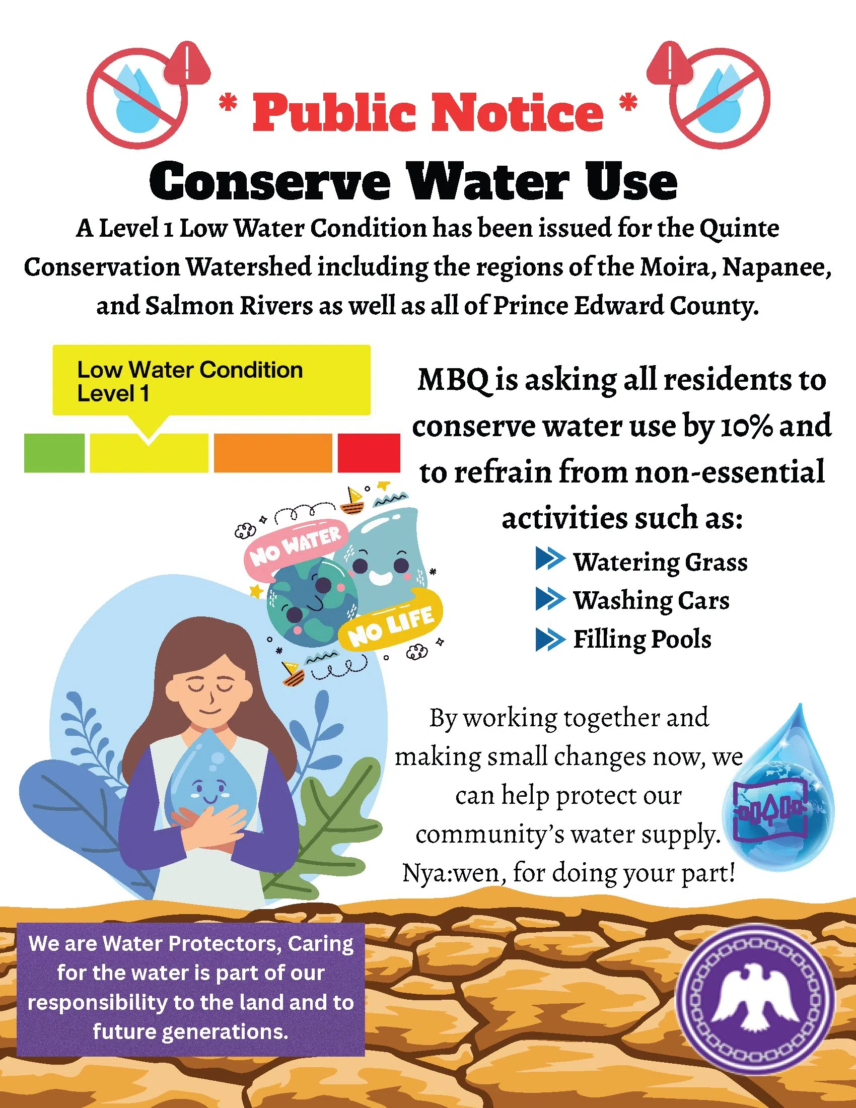 MBQ residents asked to conserve water